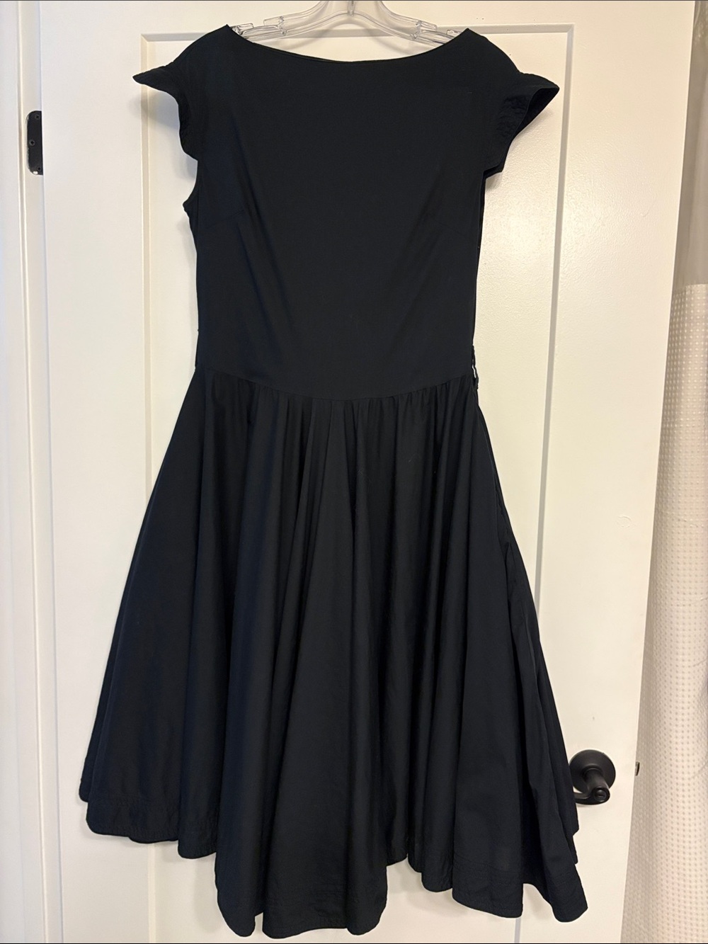 Classic Black Fit-and-Flare Dress